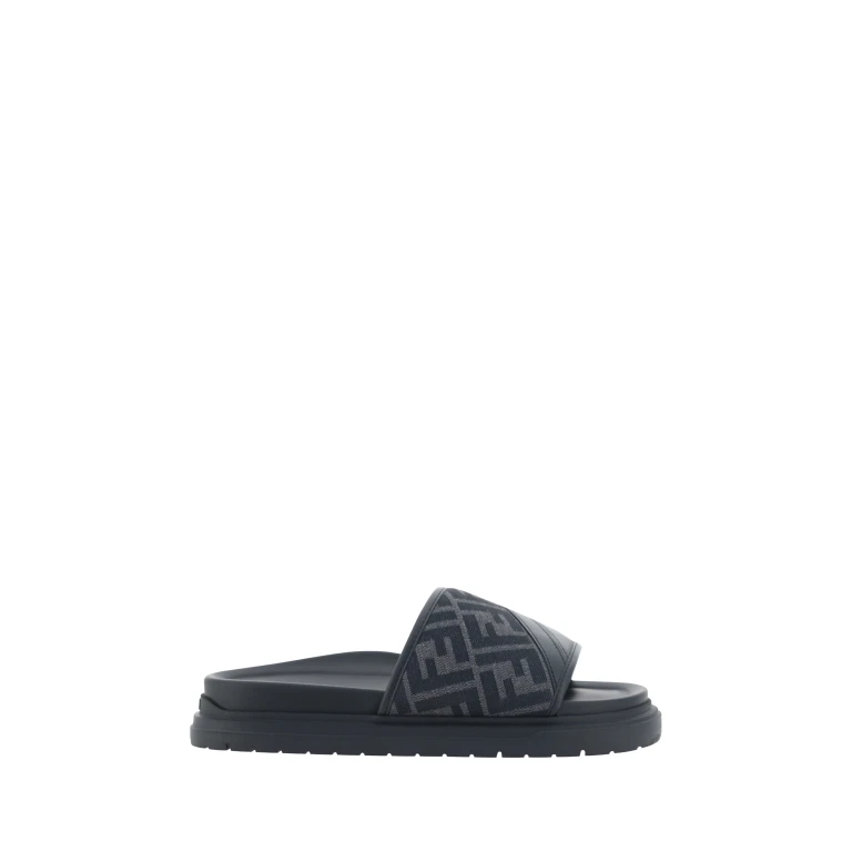 Slide Sandals Black/Grey