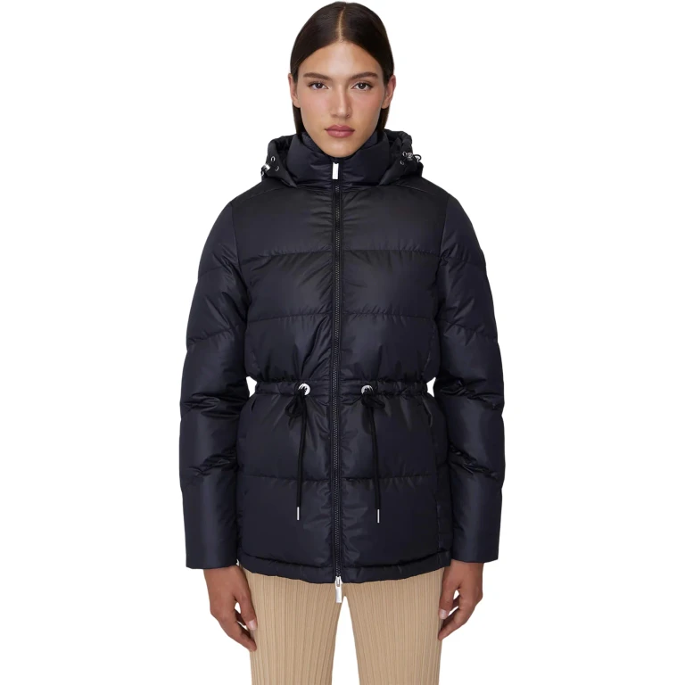 Isabela Lightweight Hooded Waisted Down Jacket - Women's