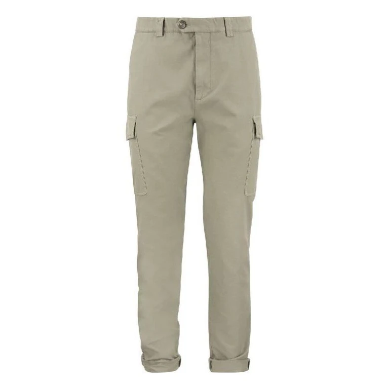 Khaki Cargo Trousers