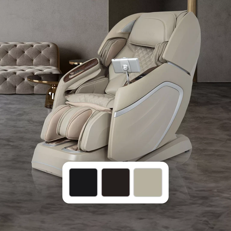 AmaMedic 4D Hilux Premium Zero-Gravity Massage Chair Taupe:- Taupe