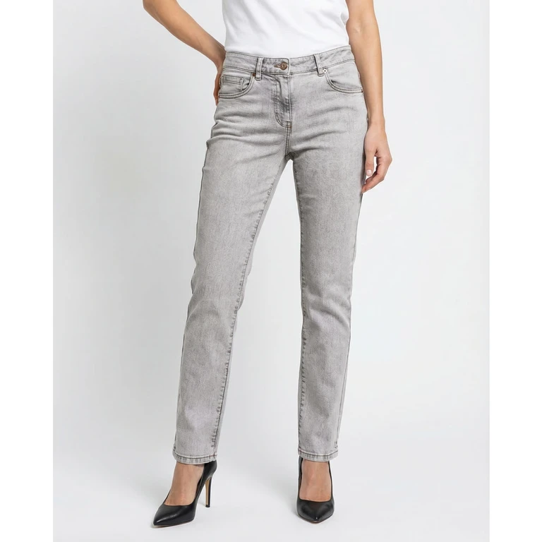 Wolight Grey Skinny Denim Trousers