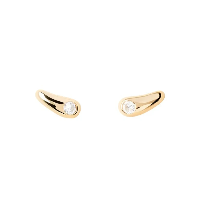 Minimalist Gold-Plated Earrings Serena Ar01-E63-U