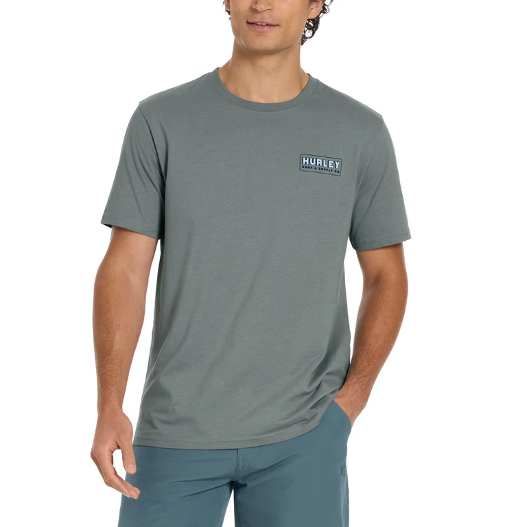 All Day Graphic Tee Grey M:- Grey, M