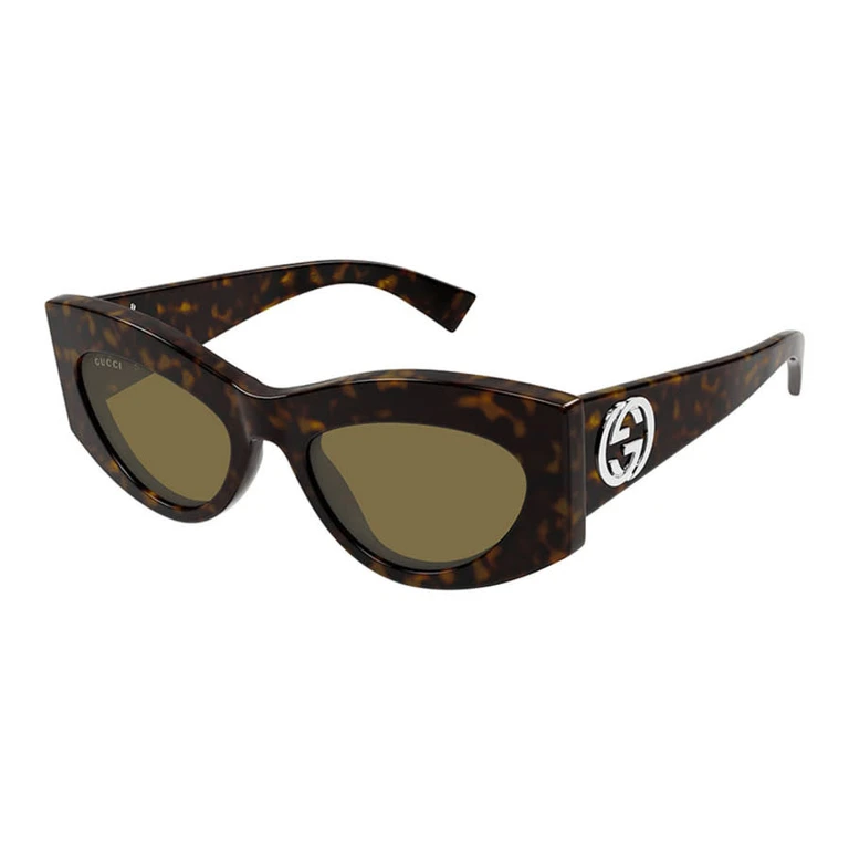 Ladies Black Cat Eye Sunglasses GG1843S 002