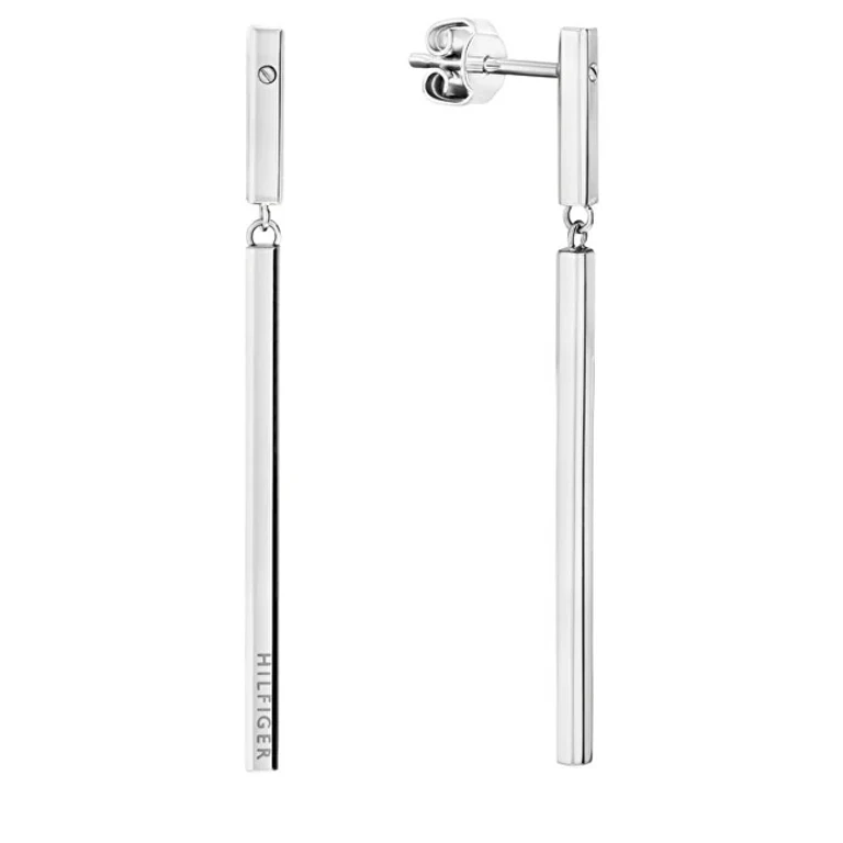 Linear Drop Earrings in Steel 2780954