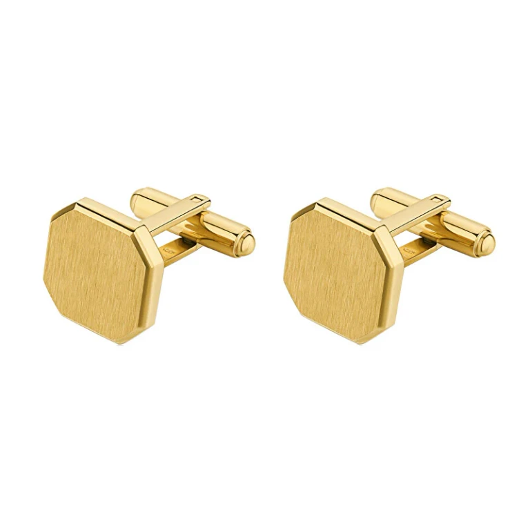 Elegant Gold Plated Cufflinks Ink BIK106