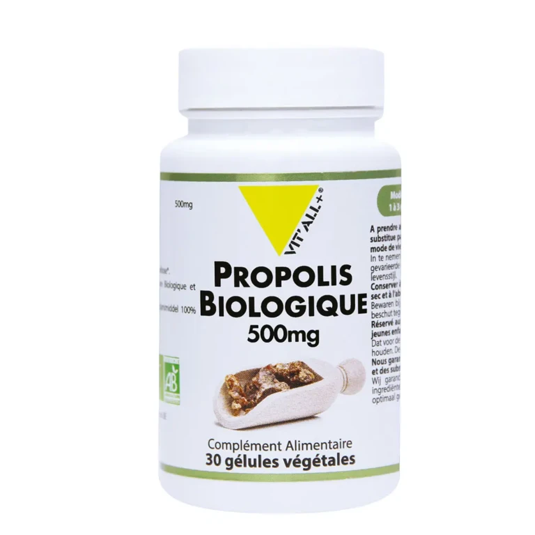 Purified Propolis Bio 500mg 30 Capsules