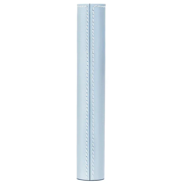 Blue leather case La Bouche Rouge