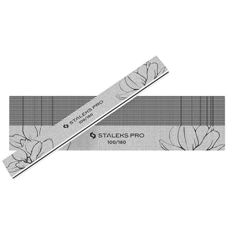 Straight Mineral Nail File Expert 20 100/180 (Straight Mineral Nail File) 25 Pieces