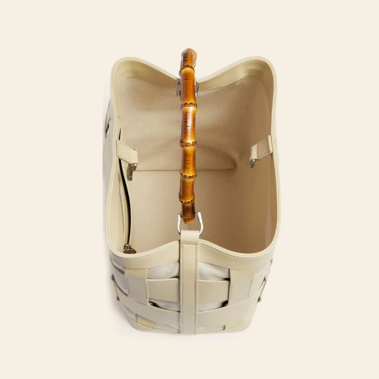 , Aida, fabric bag, cream, HWAIDWL2301