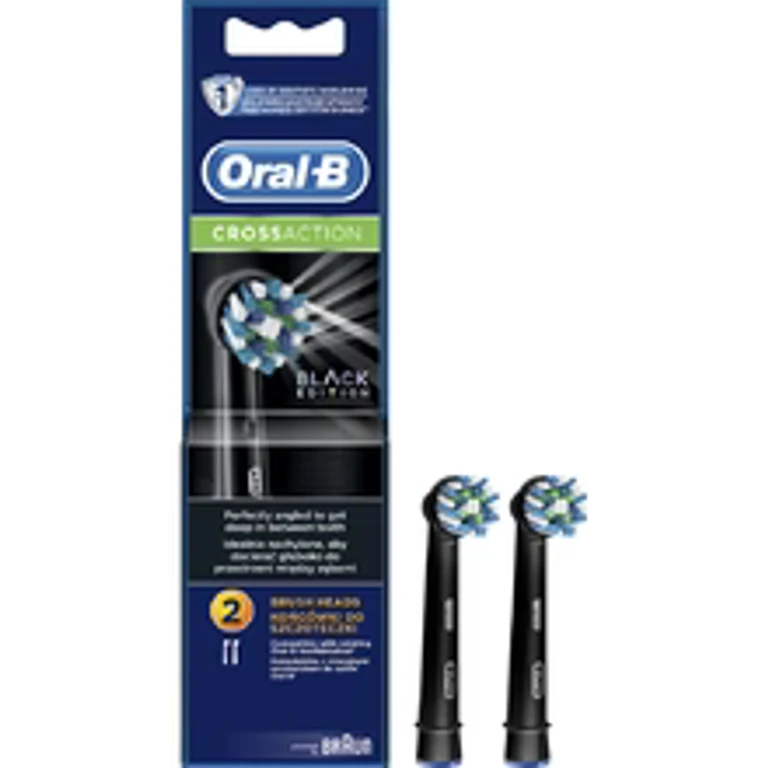 Cross Action EB50 Black - Replacement brush heads - 4 pieces