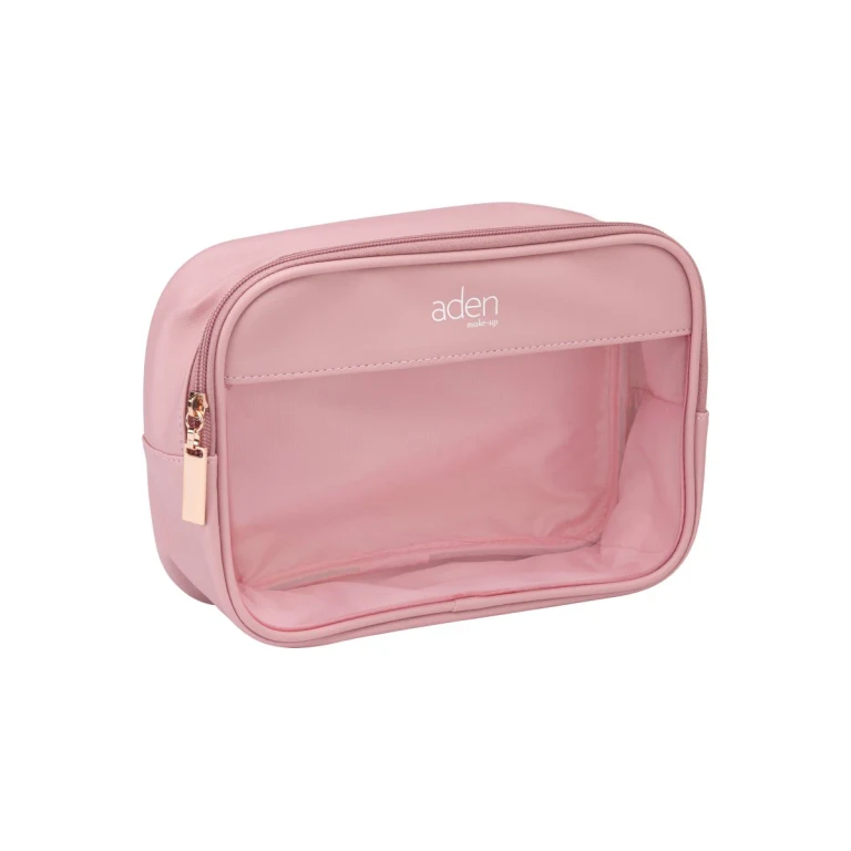 Large Pink Women's Cosmetic Bag