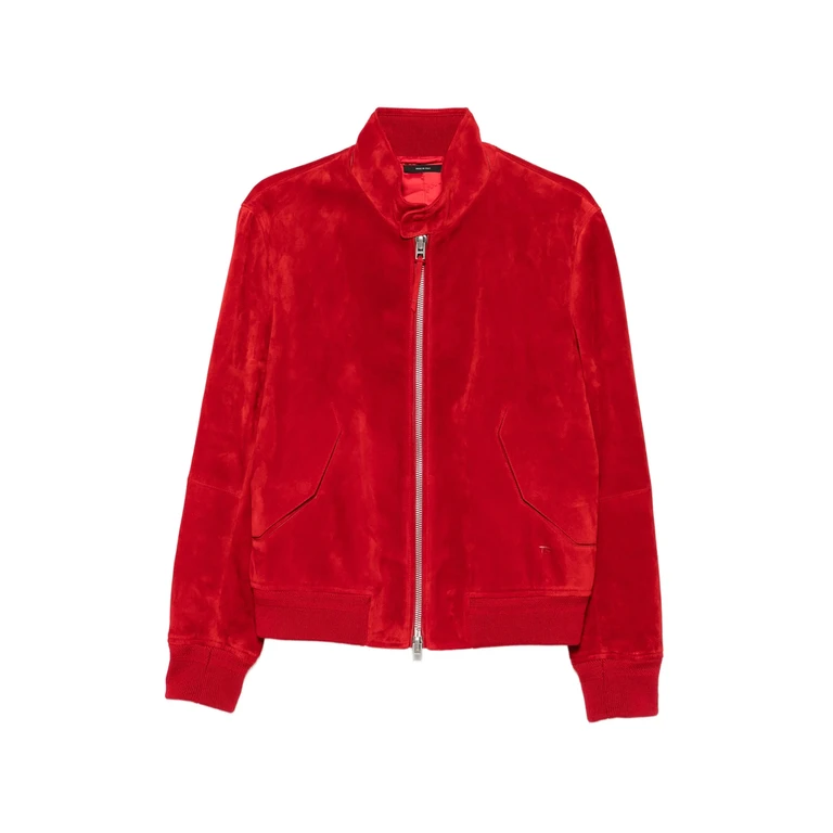 Suede Bomber Jacket