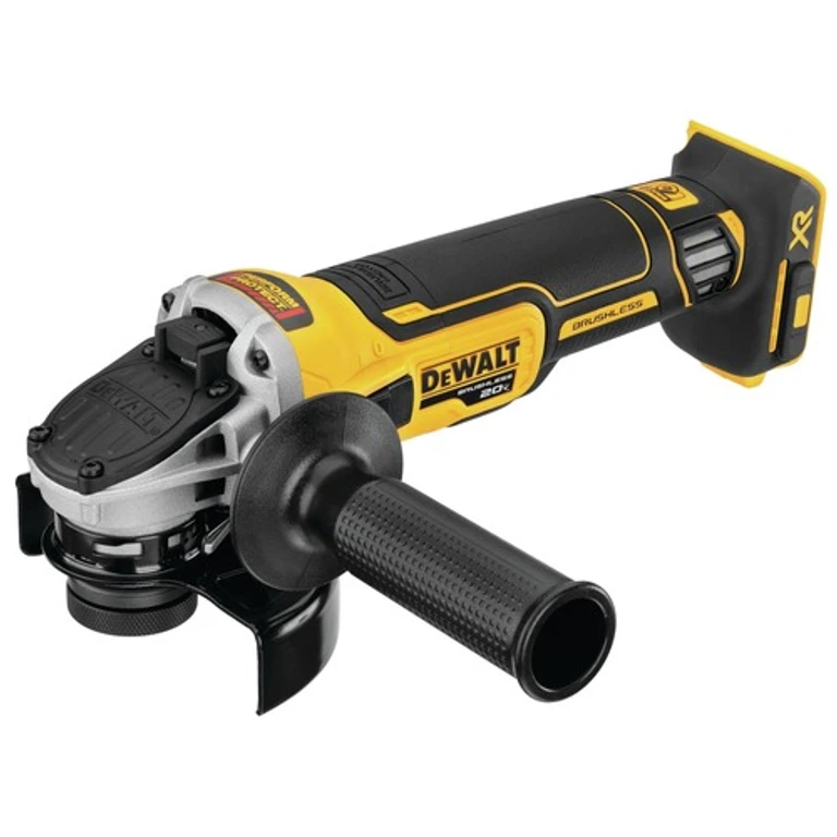 20V MAX XR Brushless Lithium-Ion 4.5 in. Cordless Slide Switch Small Angle Grinder with Kickback Brake (Tool Only)