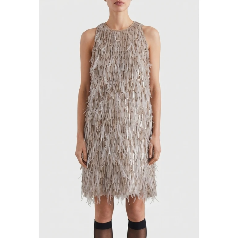 Wobeige Sleeveless Shift Dress