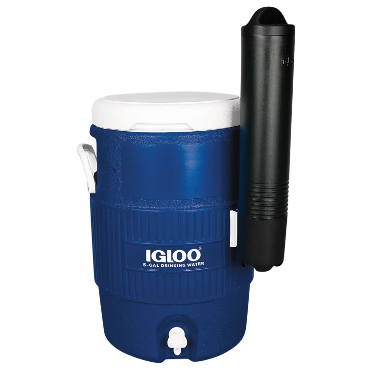Seat Top Water Jug with Cup Dispenser - 5 gal.