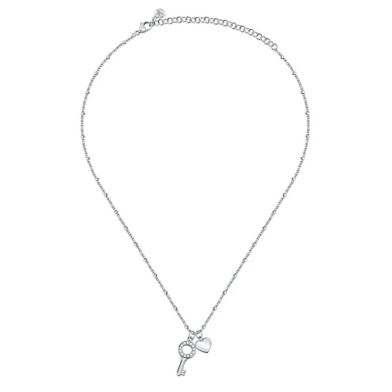 Original Steel Necklace with Passion Pendants Saun07