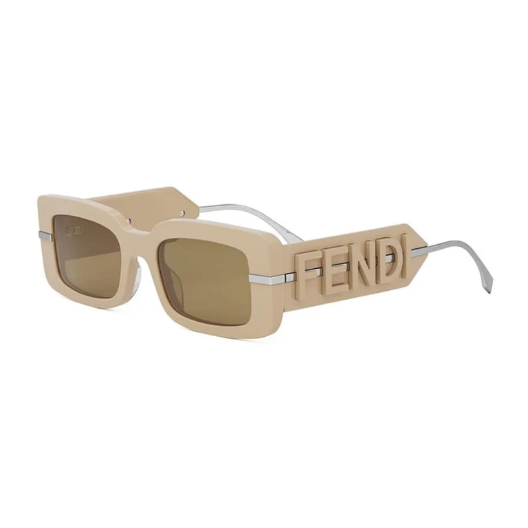 Ladies Black Rectangular Sunglasses FE40133I 57E