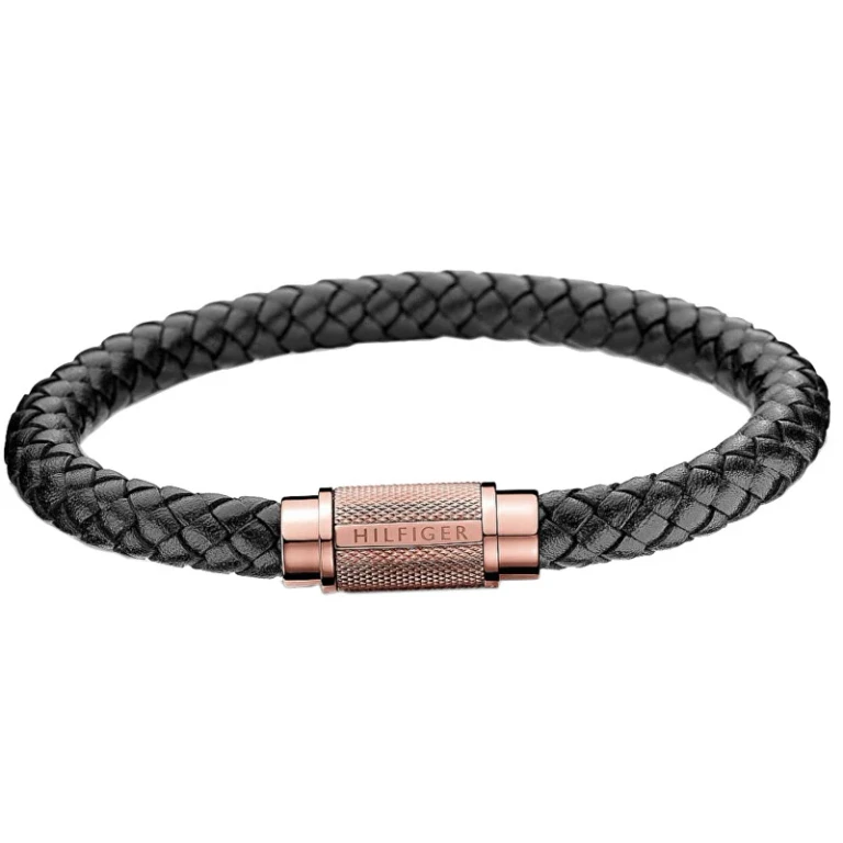 Trendy Black Leather Casual Bracelet Core 2700999
