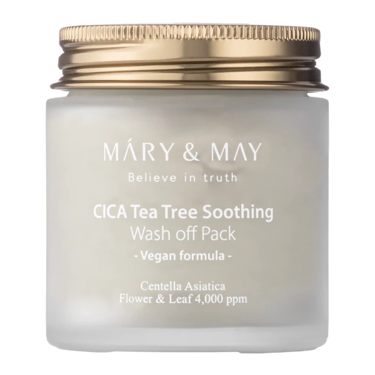 Mary&May CICA Tea Tree Soothing Wash-off Pack Clay Mask 125g