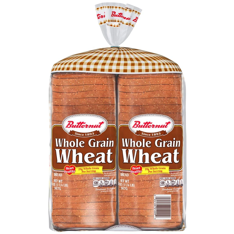 100% Whole Wheat Bread 20 oz., 2 pk.