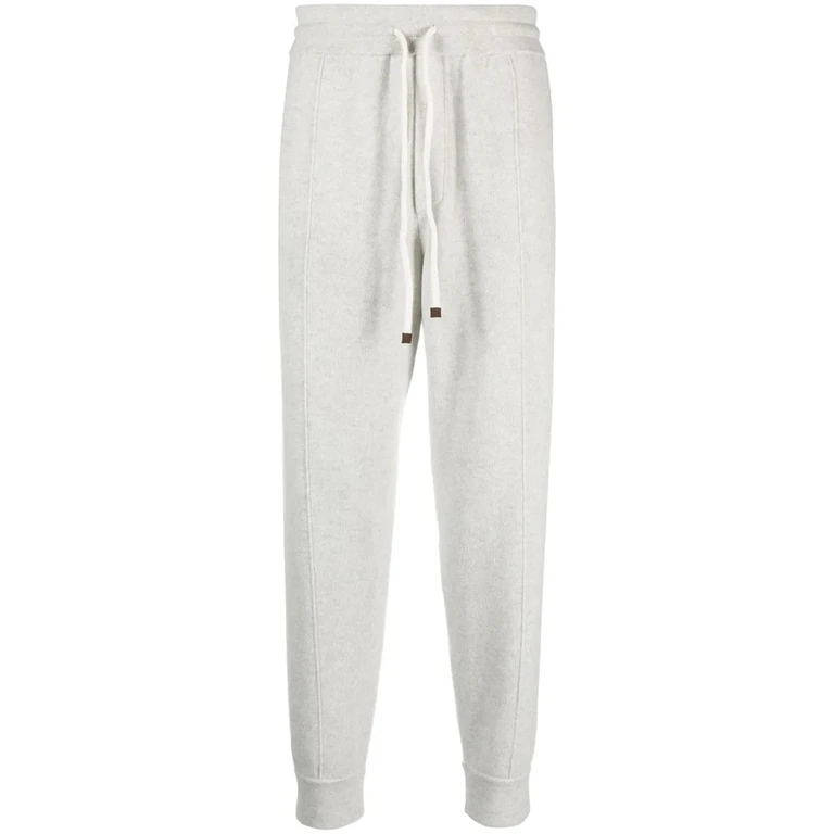 Light Grey Drawstring Jogger Trousers