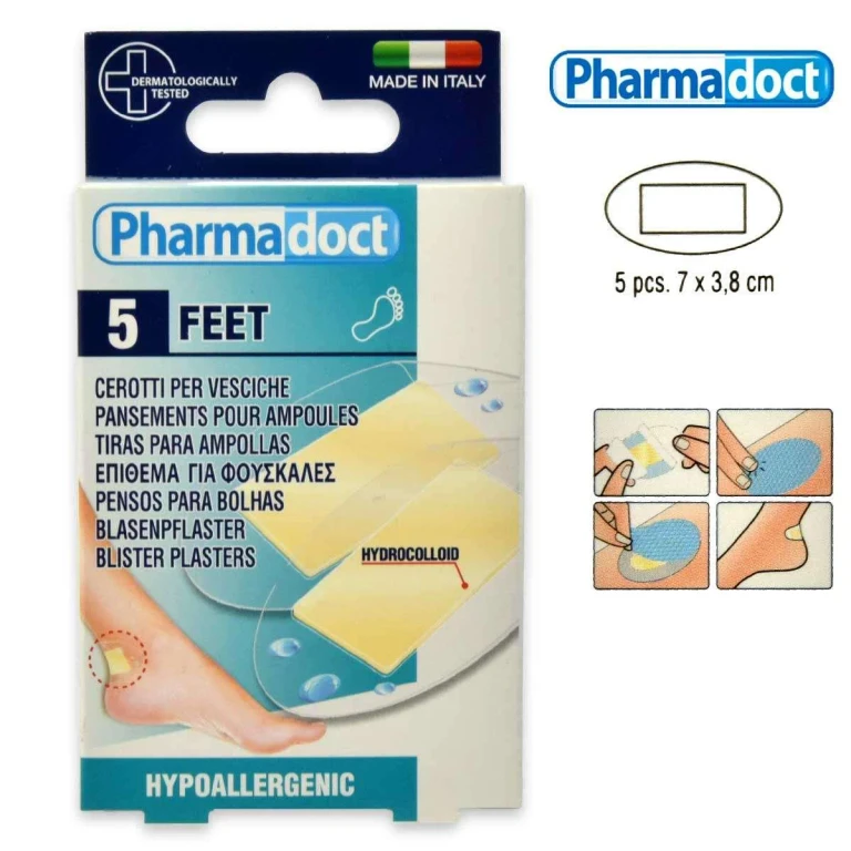 5 Hydrocolloid Blister Plasters