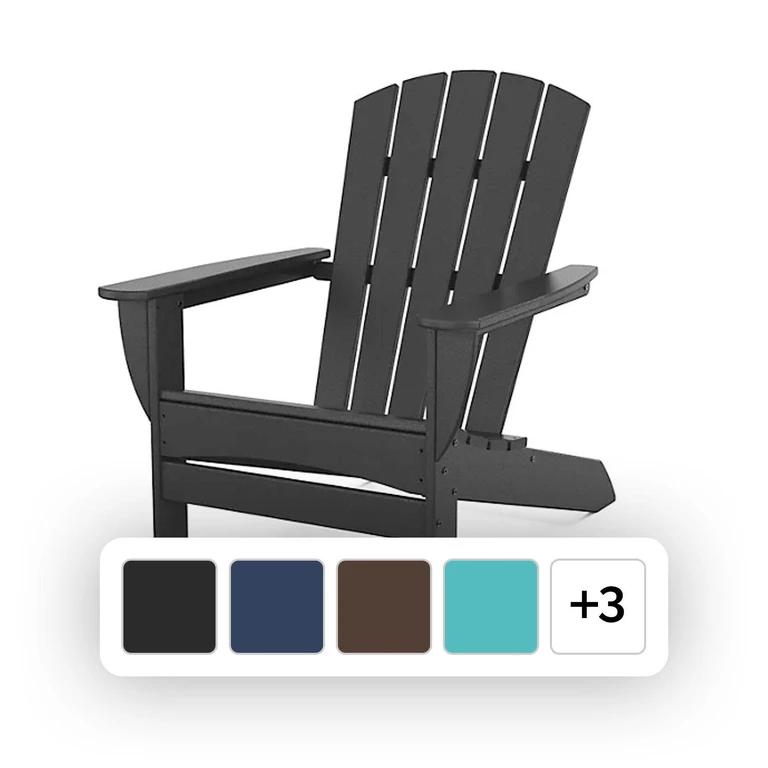 Gulf Shores Adirondack Chair:- Sunset Red
