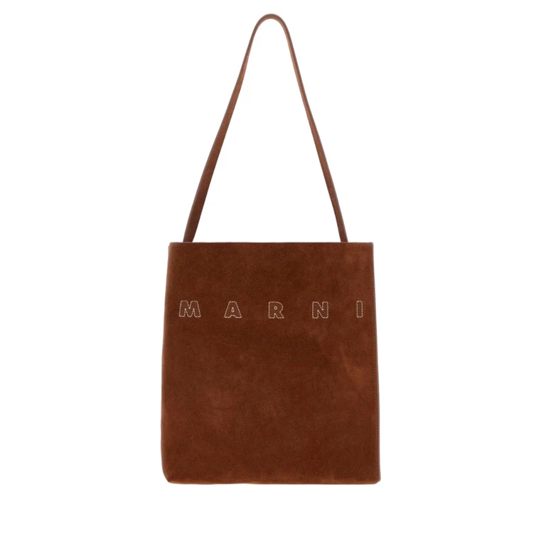 Caramel Suede Small Museo Shoulder Bag Olive Exterior: Bovine Leather Clutch