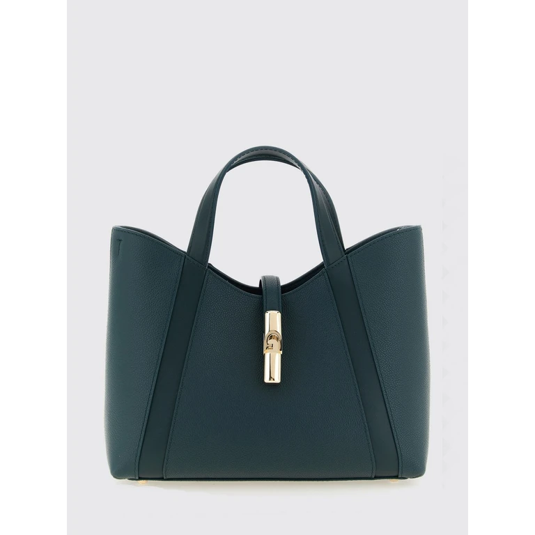 Goccia Small Grained Leather Tote Bag by with Snap Closure (WB01789BX33534907S)