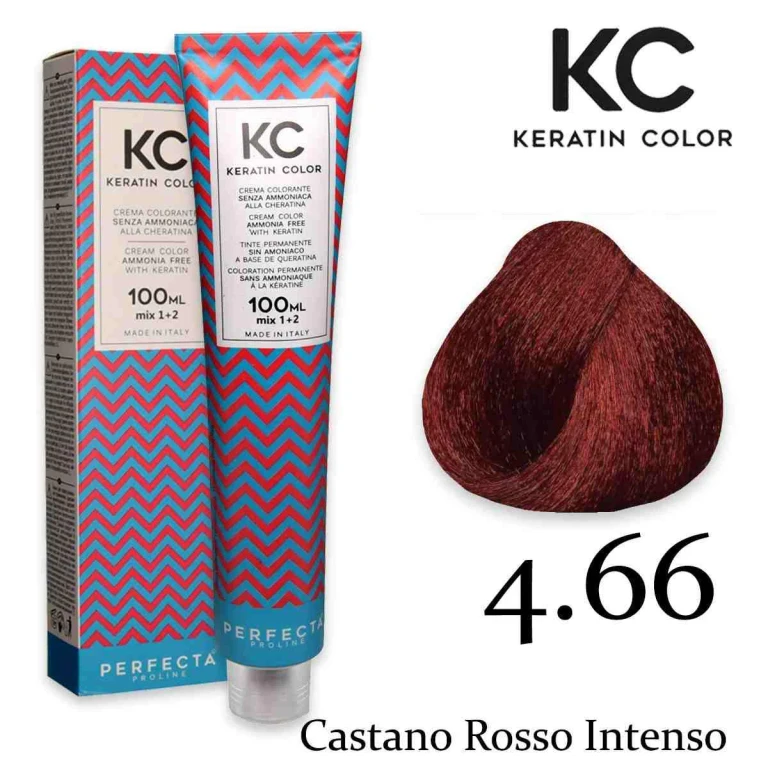 Kc keratin cream color 100ml 4.66