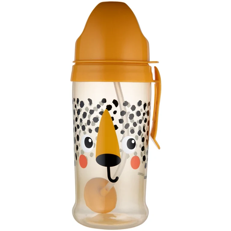 BabiesBoo Sport Cup Sports Bottle with Straw and Weights Gepard 350 ml