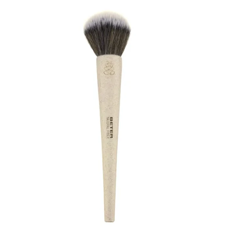 Natural Fiber Large Powder Brush Beige