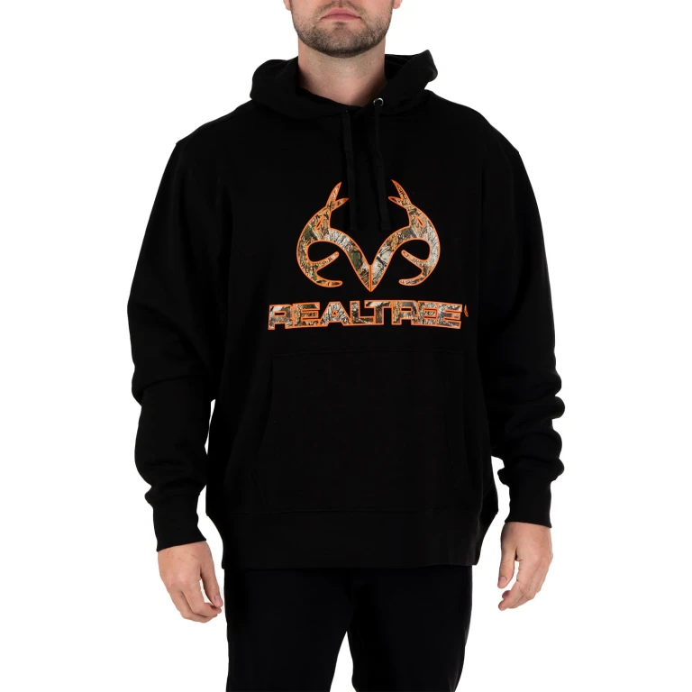 Men's Hoodie Black L:- Black, L
