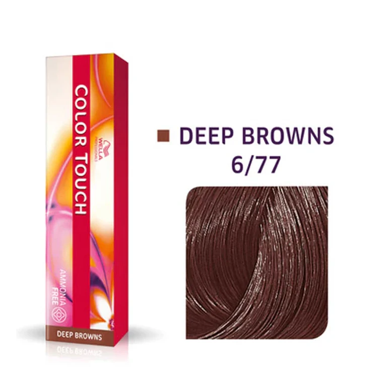 Professionals Color Touch Semi-permanent ammonia-free hair dye 6/77 Intense Brown 60 ml