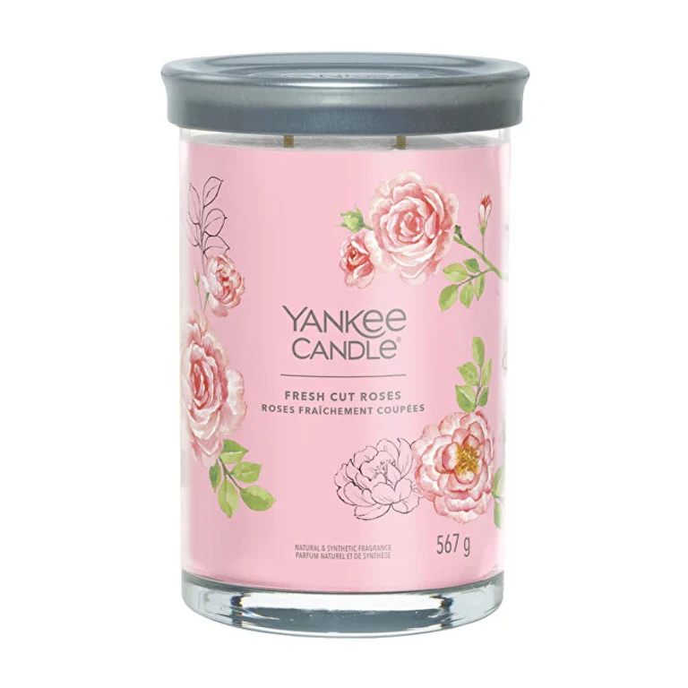 Signature Large Tumbler Aromatic Candle Fresh Cut Rose S 567 G