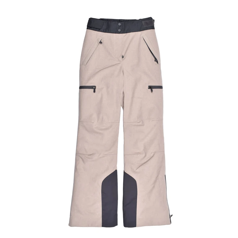 Beige Wool Ski Trousers