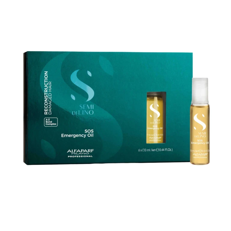 Milano Semi di Lino Reconstruction Reparative treatment oil for stronger hair 6×13 ml