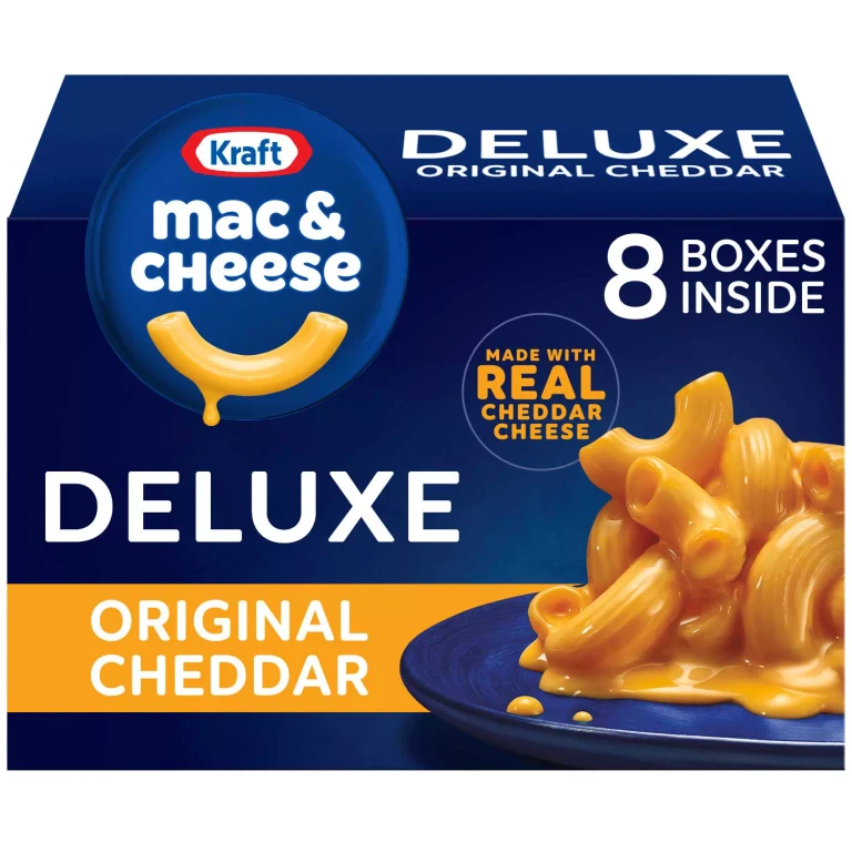 Deluxe Original Cheddar Macaroni and Cheese Dinner, 14 oz., 8 pk.