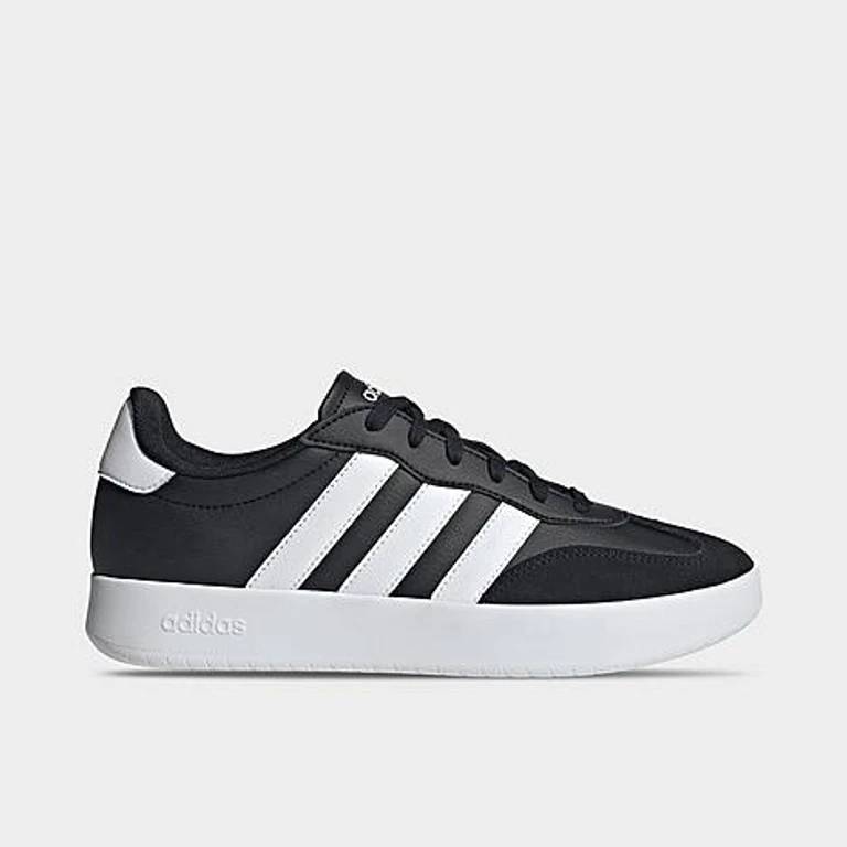 adidas Men's Barreda Casual Shoes in Core Black/Cloud White/Core Black Size: 7.5