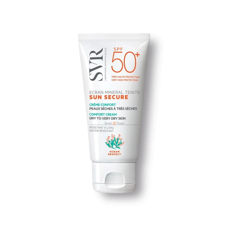 Sun Secure SPF50+ Colored Mineral Screen Sun Cream Comfort Dry to Very Dry Skin 50ml