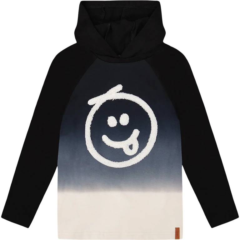 Organic Cotton Jersey Hooded Raglan Sleeve T-Shirt - Little Boy