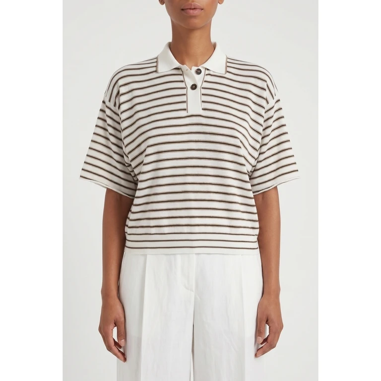 White Striped Wool Shirt