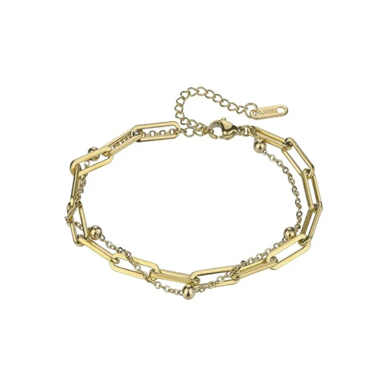 Holly Gold Mcb24021G Double Chain Bracelet