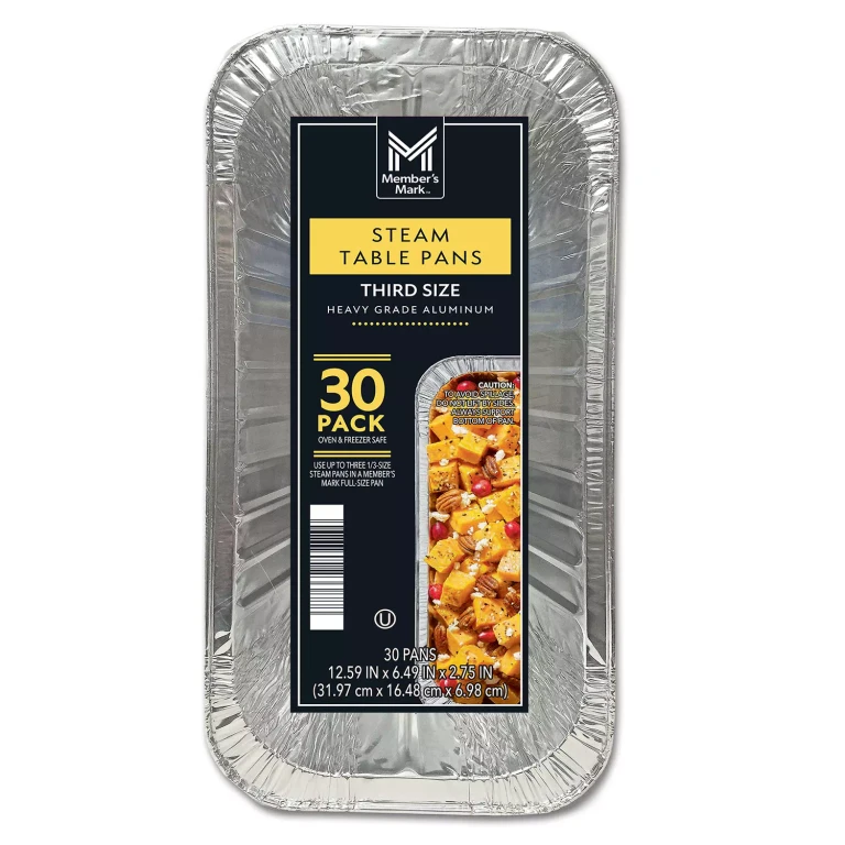 Aluminum Steam Table Pans, 1/3 Size 30 ct.