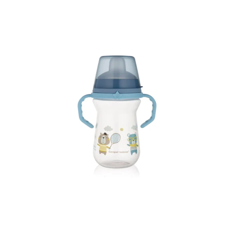 Bonjour Paris mug with handles Blue 6m+ 250ml