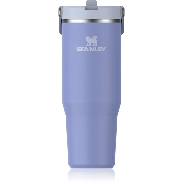 IceFlow™ Flip Straw Stainless Steel Thermal Water Bottle Hydrangea 890ml