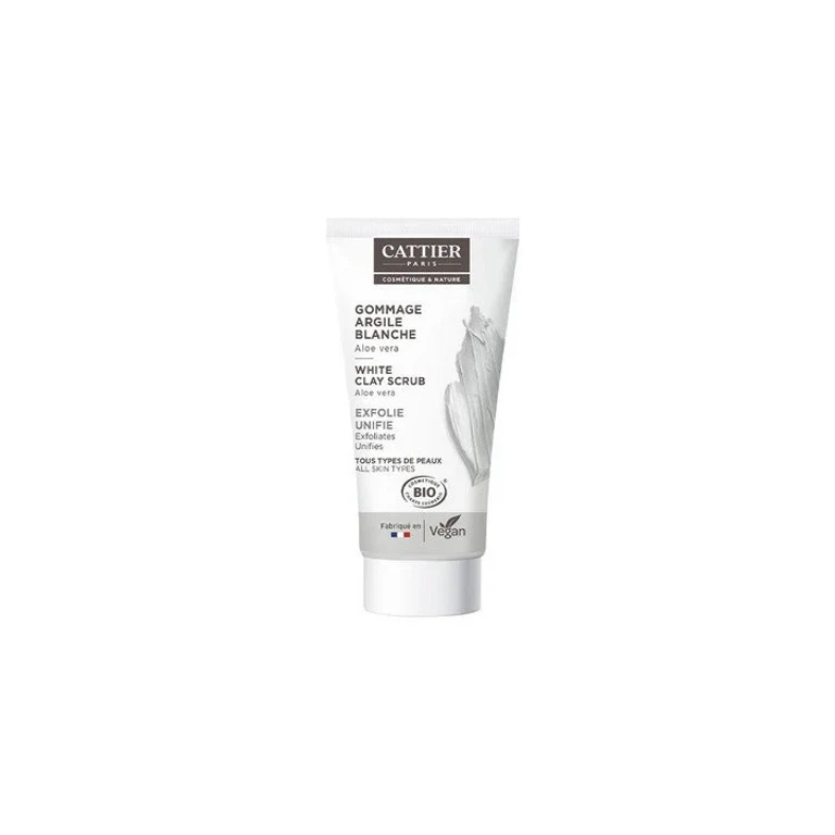 Cattier White Clay Scrub Organic Aloe Vera 30ml