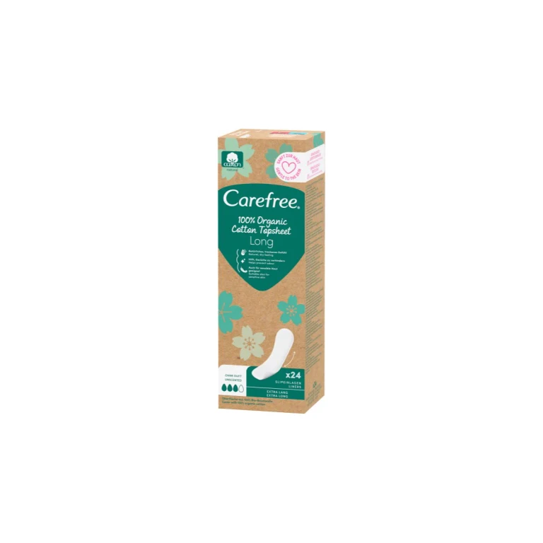 Organic Cotton Long panty liners 24 pcs