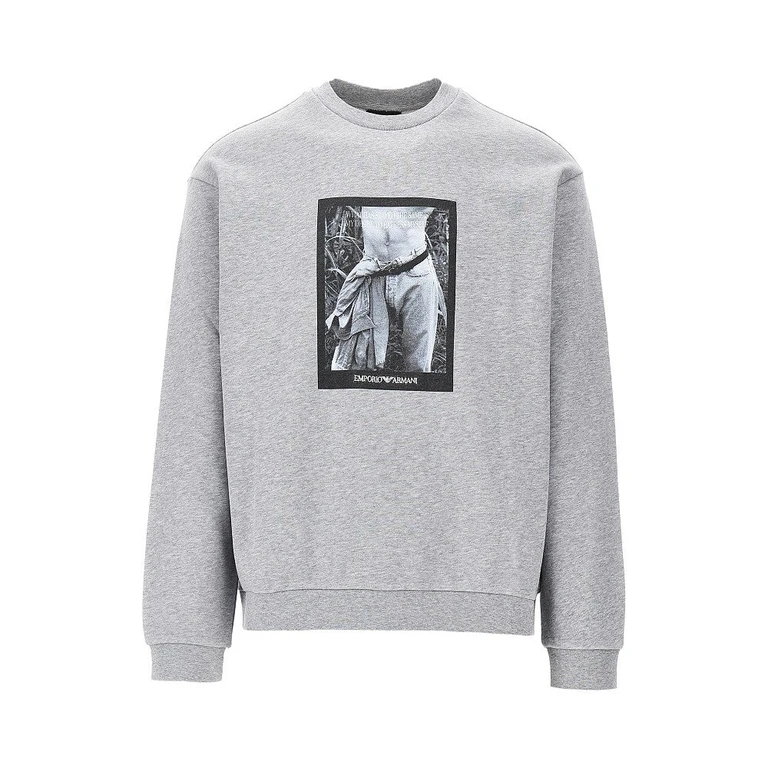 Logo print crewneck sweatshirt Man M
